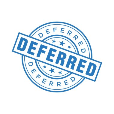 Ertelenmiş Harf Lastik Damga Şablonu Tasarımı