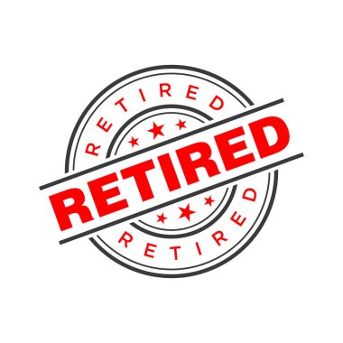 Emekli Harf Lastik Damga Şablonu Tasarımı