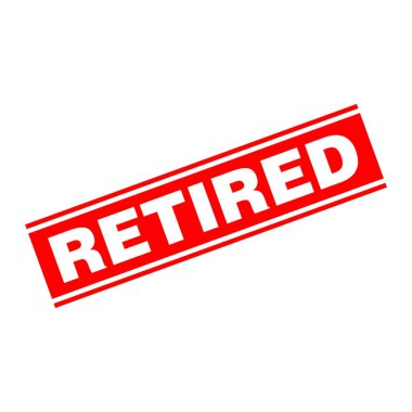 Emekli Harf Lastik Damga Şablonu Tasarımı