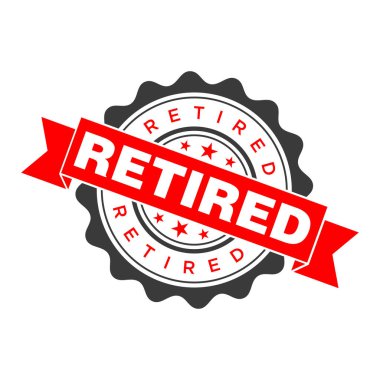 Emekli Harf Lastik Damga Şablonu Tasarımı