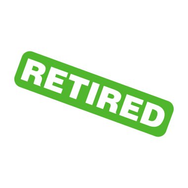 Emekli Harf Lastik Damga Şablonu Tasarımı