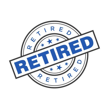 Emekli Harf Lastik Damga Şablonu Tasarımı