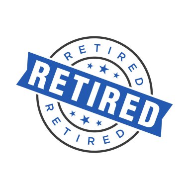 Emekli Harf Lastik Damga Şablonu Tasarımı