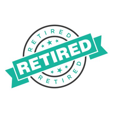 Emekli Harf Lastik Damga Şablonu Tasarımı