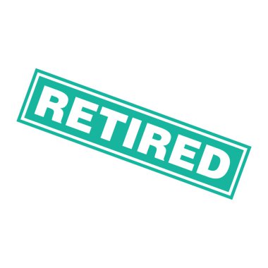 Emekli Harf Lastik Damga Şablonu Tasarımı