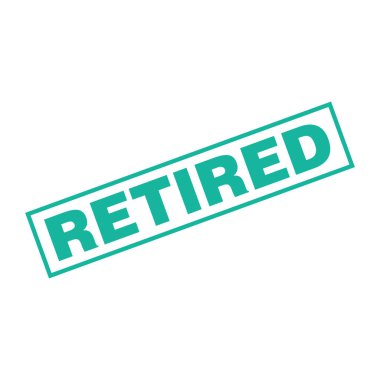 Emekli Harf Lastik Damga Şablonu Tasarımı