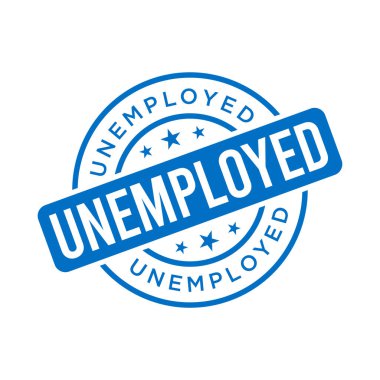 İşsiz Harf Lastik Damga Şablonu Tasarımı