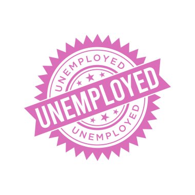 İşsiz Harf Lastik Damga Şablonu Tasarımı