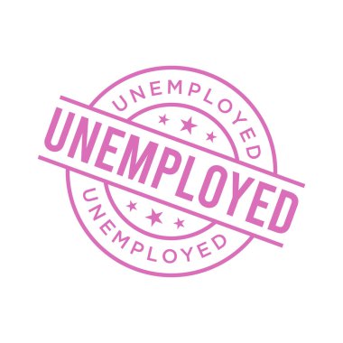 İşsiz Harf Lastik Damga Şablonu Tasarımı