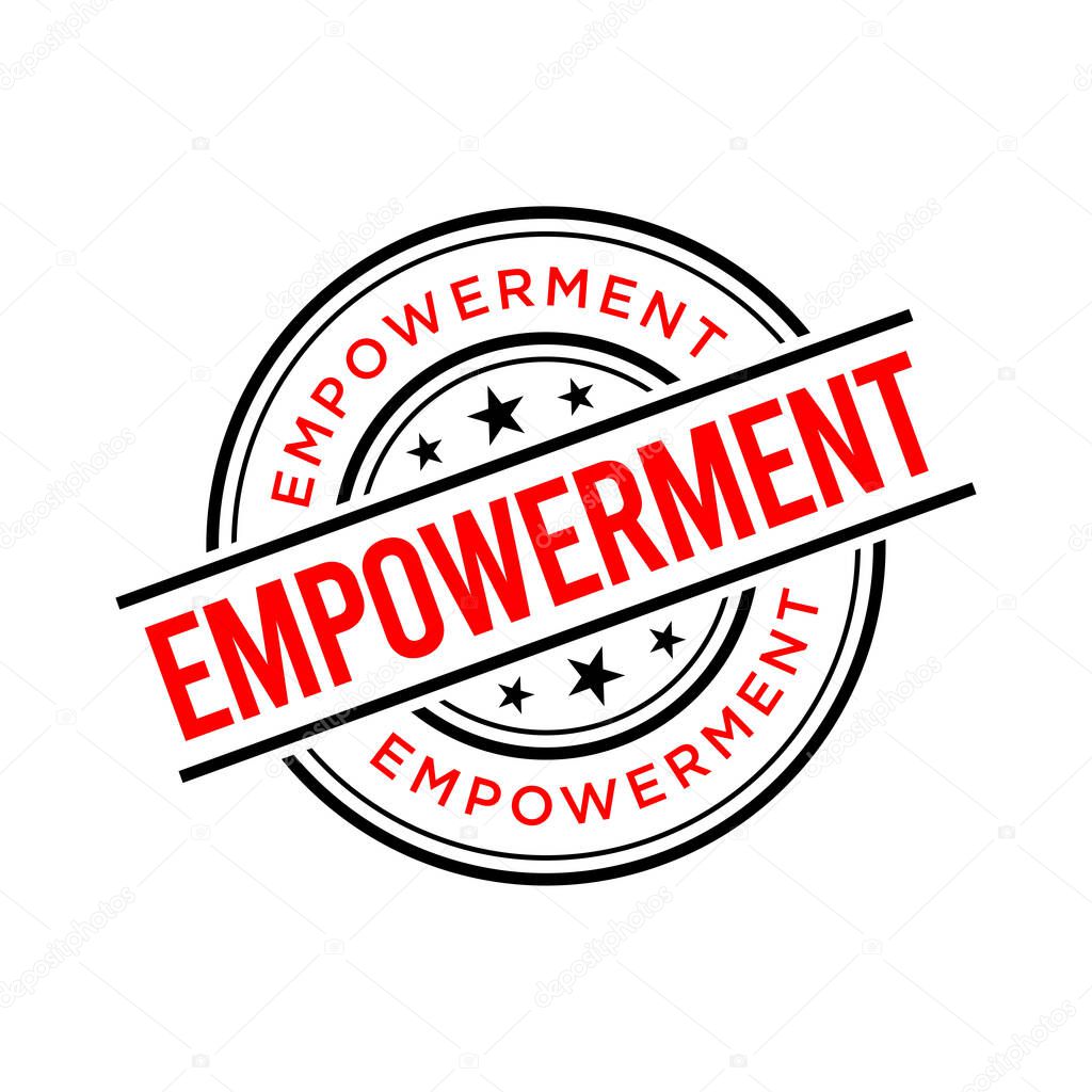 Empowerment Letter Rubber Stamp Template Design
