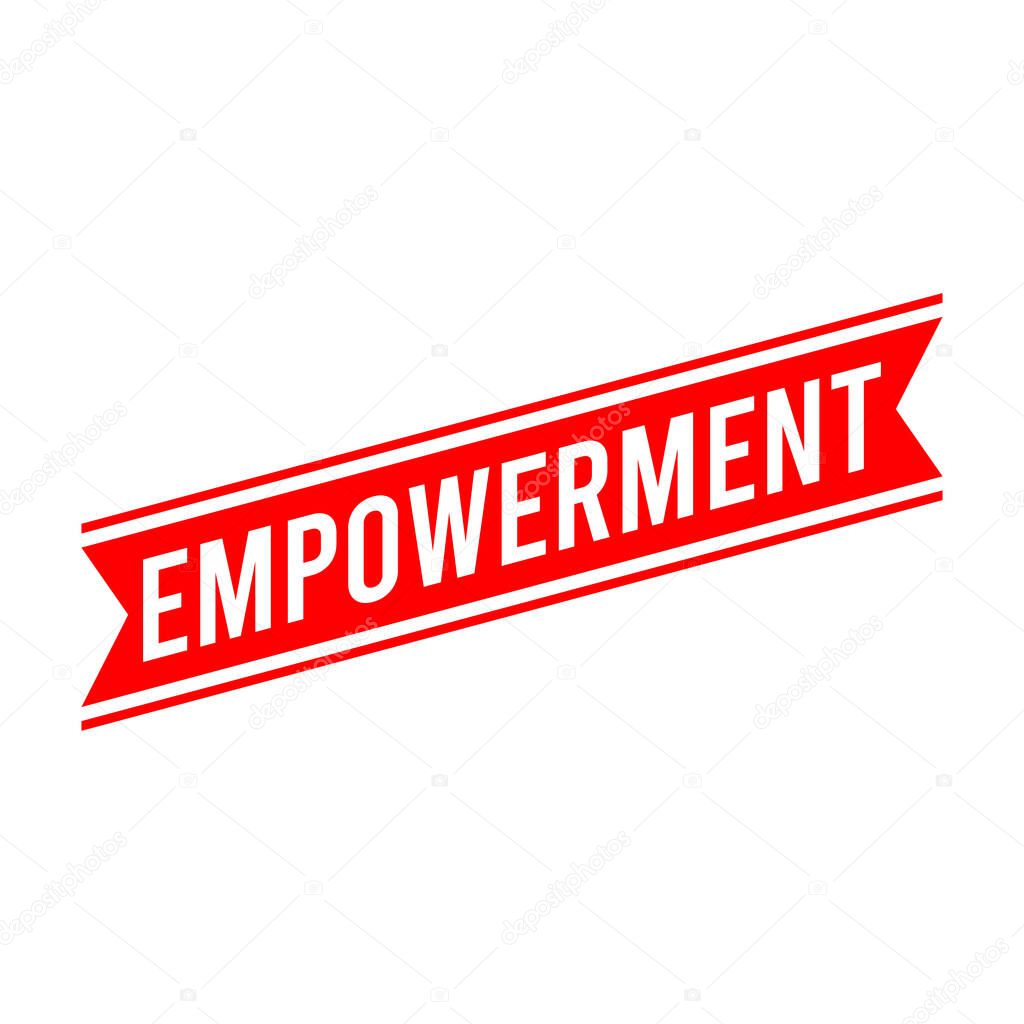 Empowerment Letter Rubber Stamp Template Design