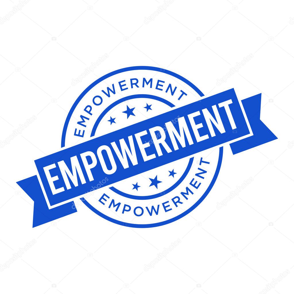 Empowerment Letter Rubber Stamp Template Design