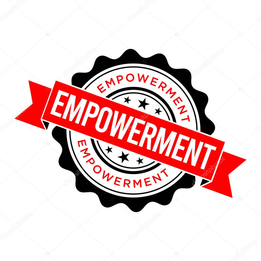 Empowerment Letter Rubber Stamp Template Design