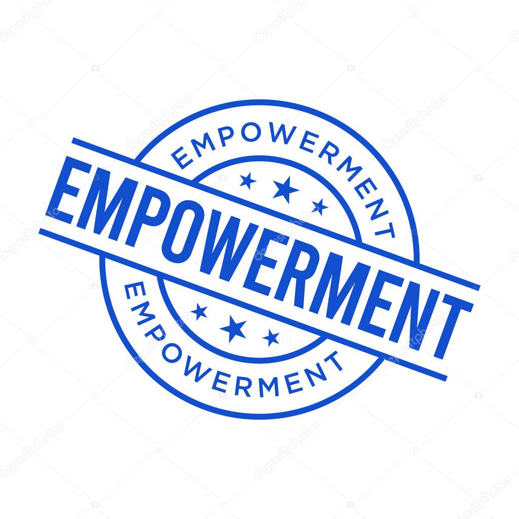 Empowerment Letter Rubber Stamp Template Design