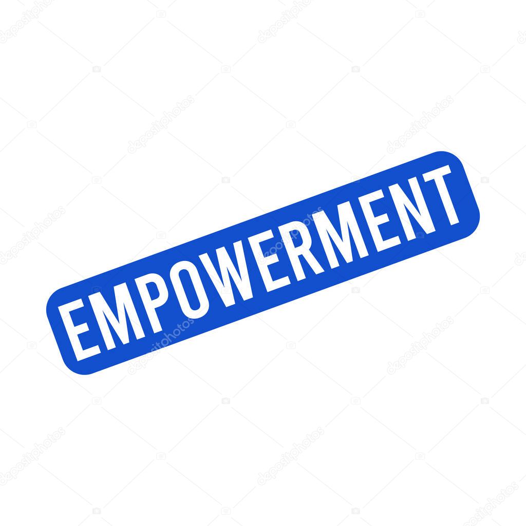 Empowerment Letter Rubber Stamp Template Design