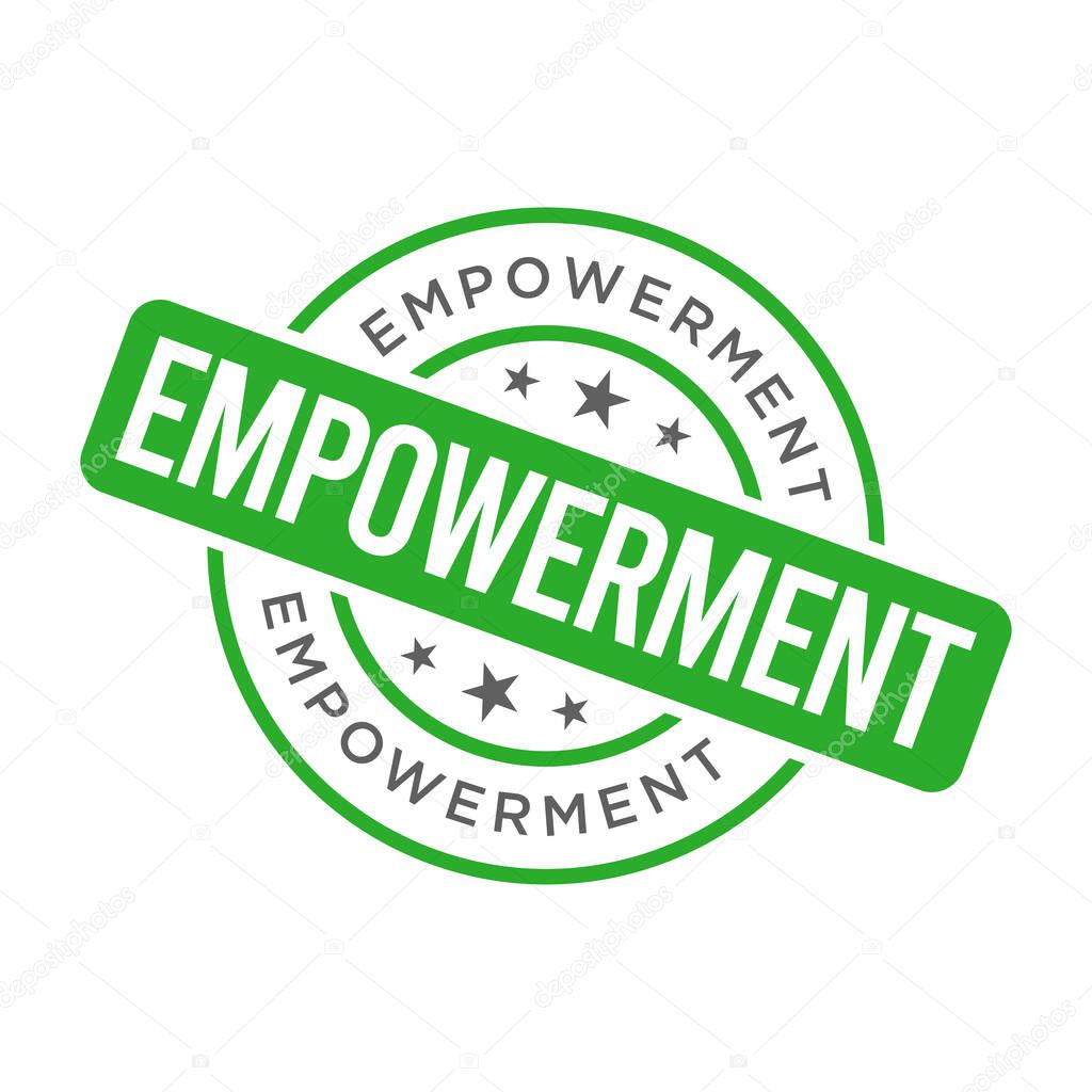 Empowerment Letter Rubber Stamp Template Design
