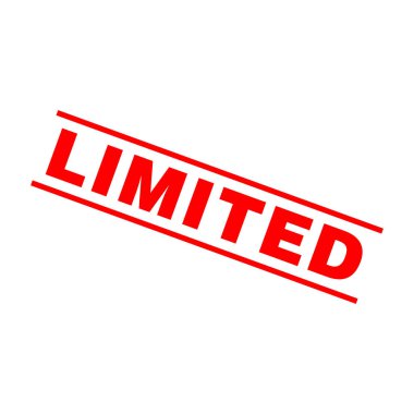 Sınırlı Harf Lastik Damga Vektörü Tasarım Şablonu