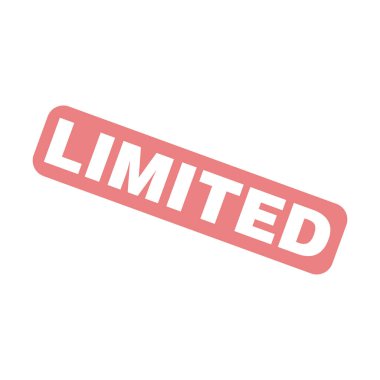 Sınırlı Harf Lastik Damga Vektörü Tasarım Şablonu