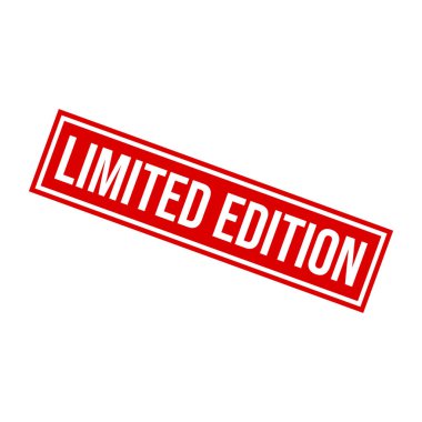 Sınırlı Versiyon Harf Lastik Damga Vektör Tasarım Şablonu