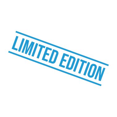 Sınırlı Versiyon Harf Lastik Damga Vektör Tasarım Şablonu