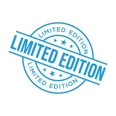 Sınırlı Versiyon Harf Lastik Damga Vektör Tasarım Şablonu