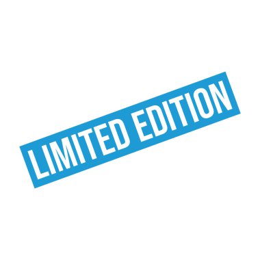 Sınırlı Versiyon Harf Lastik Damga Vektör Tasarım Şablonu