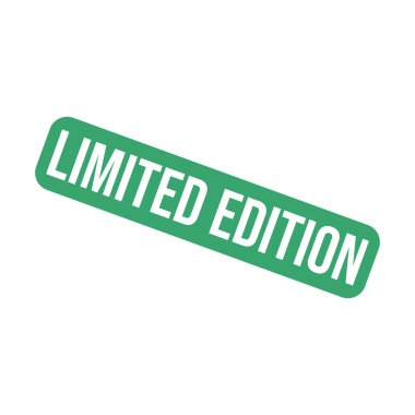 Sınırlı Versiyon Harf Lastik Damga Vektör Tasarım Şablonu