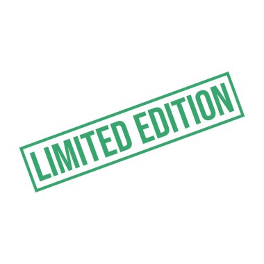 Sınırlı Versiyon Harf Lastik Damga Vektör Tasarım Şablonu