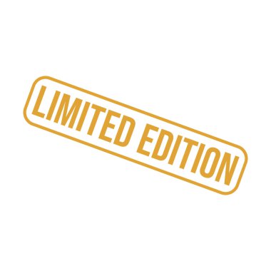 Sınırlı Versiyon Harf Lastik Damga Vektör Tasarım Şablonu