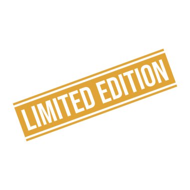 Sınırlı Versiyon Harf Lastik Damga Vektör Tasarım Şablonu