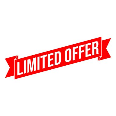 Sınırlı Teklif Harfi Kauçuk Damga Vektörü Tasarım Şablonu