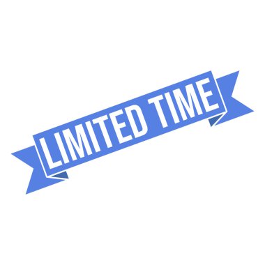 Sınırlı Zaman Harfi Kauçuk Damga Vektörü Tasarım Şablonu