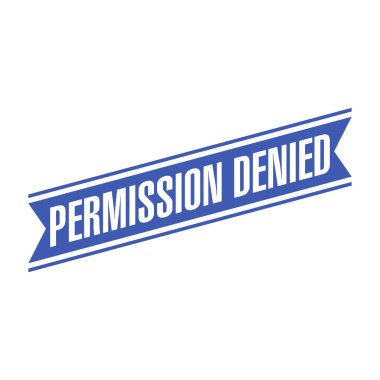 İzin Verilmeyen Harf Plastik Damga Vektör Tasarım Şablonu