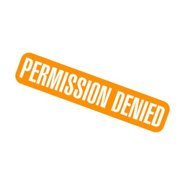 İzin Verilmeyen Harf Plastik Damga Vektör Tasarım Şablonu