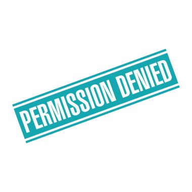 İzin Verilmeyen Harf Plastik Damga Vektör Tasarım Şablonu