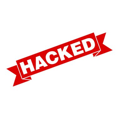 Hacklenmiş Harf Kauçuk Damga Vektörü Tasarım Şablonu