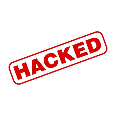 Hacklenmiş Harf Kauçuk Damga Vektörü Tasarım Şablonu