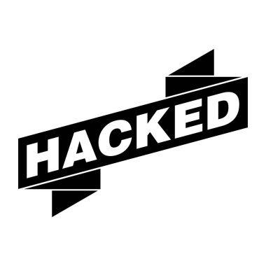 Hacklenmiş Harf Kauçuk Damga Vektörü Tasarım Şablonu