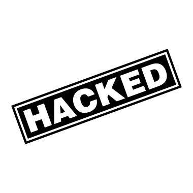 Hacklenmiş Harf Kauçuk Damga Vektörü Tasarım Şablonu