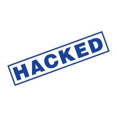 Hacklenmiş Harf Kauçuk Damga Vektörü Tasarım Şablonu