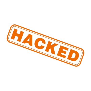 Hacklenmiş Harf Kauçuk Damga Vektörü Tasarım Şablonu