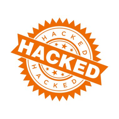 Hacklenmiş Harf Kauçuk Damga Vektörü Tasarım Şablonu