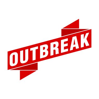 Salgın Harf Kauçuk Damga Vektörü Tasarım Şablonu