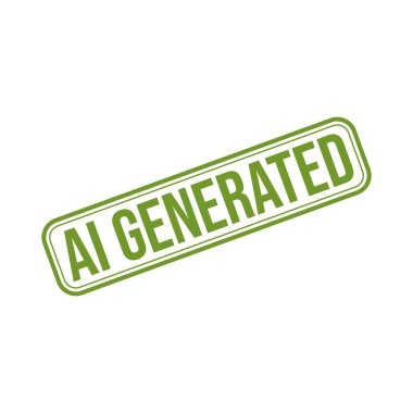 AI Oluşturulmuş Harf Plastik Damga Vektörü Tasarım Şablonu