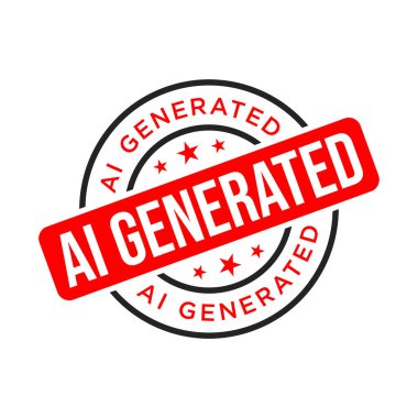 AI Oluşturulmuş Harf Plastik Damga Vektörü Tasarım Şablonu