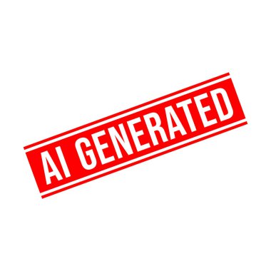 AI Oluşturulmuş Harf Plastik Damga Vektörü Tasarım Şablonu