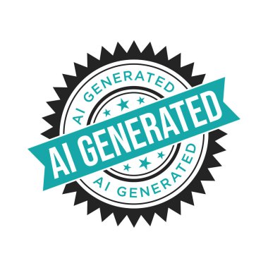 AI Oluşturulmuş Harf Plastik Damga Vektörü Tasarım Şablonu