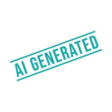 AI Oluşturulmuş Harf Plastik Damga Vektörü Tasarım Şablonu