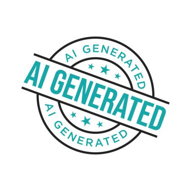 AI Oluşturulmuş Harf Plastik Damga Vektörü Tasarım Şablonu