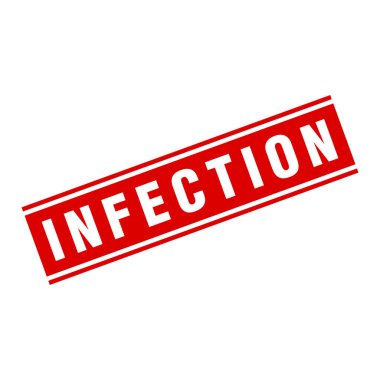 Enfeksiyon Harfi Plastik Damga Vektörü Tasarım Şablonu